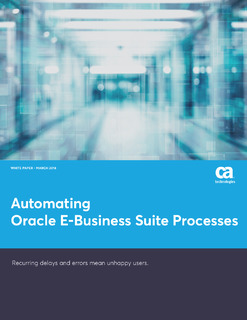 Automating Oracle E-Business Suite Processes
