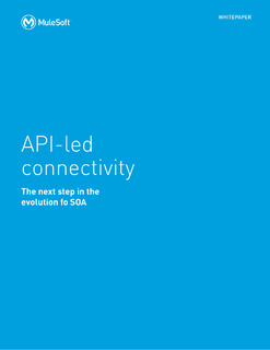 API-led Connectivity