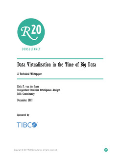 Data Virtualization in the Time of Big Data