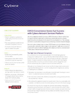 CEFCO Convenience Stores Fuel Success with Cybera Network Services Platform