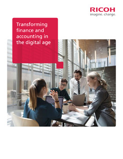 Transforming finance and accounting in the digital age