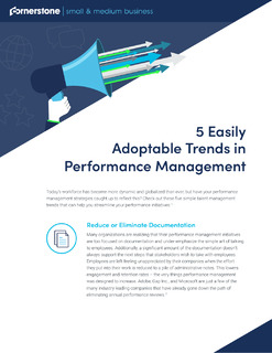 5 Easily Adoptable Trends in Performance Management