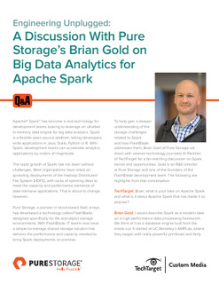 A Discussion With Pure Storage’s Brian Gold on Big Data Analytics for Apache Spark