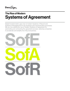 The Rise of Modern Systems of Agreement