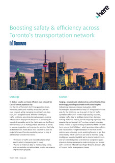 Boosting safety & efficiency across Toronto’s transportation network