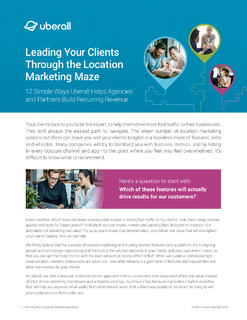Leading Your Clients Through the Location Marketing Maze