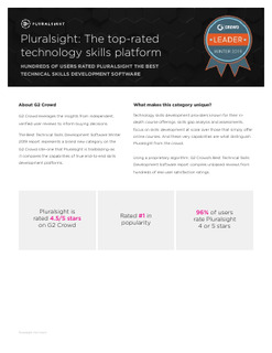 Pluralsight: The top-rated technology skills platform