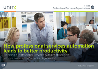 How Professional Services Automation Leads to Better Productivity