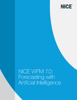 In depth discussion of the new Forecasting with Artificial Intelligence solution within WFM 7