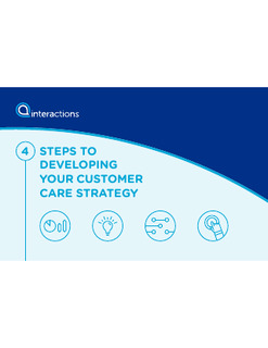 Steps To Developing Your Customer Care Strategy