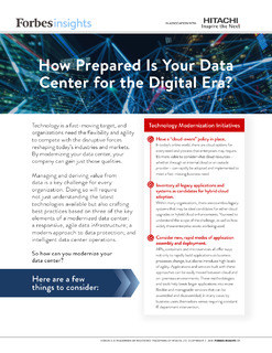 Forbes Insights: How Prepared Is Your Data Center for the Digital Era?