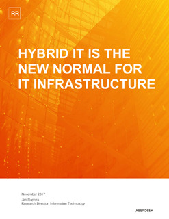 Hybrid IT is the New Normal for IT Infrastructure