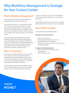 Why Workforce Management Is Strategic for Your Contact Center