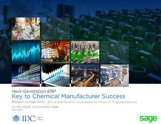 Next-Generation ERP Key to Chemical Manufacturer Success