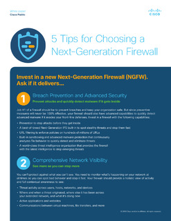 5 Tips for Choosing A Next-Generation Firewall