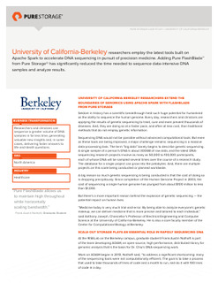 Pure Storage Case Study: University of California-Berkeley