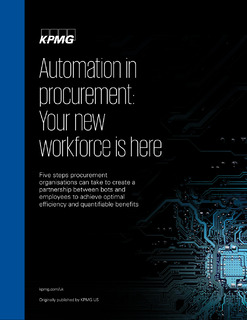 Insight: Automation in procurement: Your new workforce is here