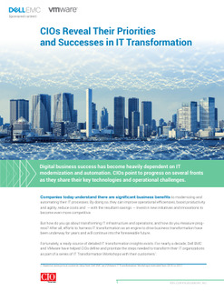CIO / IDG – CIOs Reveal Their Priorities and Successes in IT Transformation