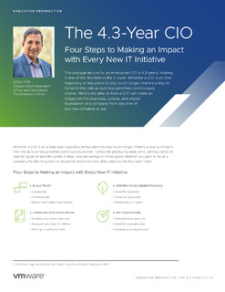 Executive Perspective: The CIO In 4.3 years