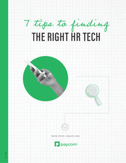 7 Tips to Finding the Right HR Tech