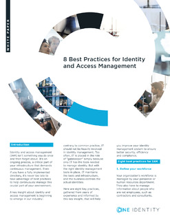8 Best Practices for Identity and Access Management