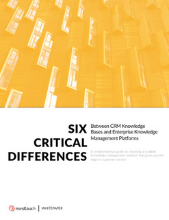 Six Critical Differences Between CRM Knowledge Bases and Enterprise Knowledge Management Platforms