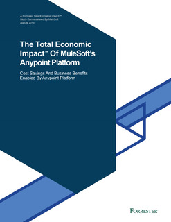 Forrester finds 445% ROI with MuleSoft