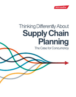 Thinking Differently about Supply Chain Planning