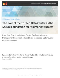 The Role of the Trusted Data Center as the Secure Foundation for Midmarket Success