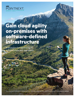 Gain cloud agility with software-defined infrastructure