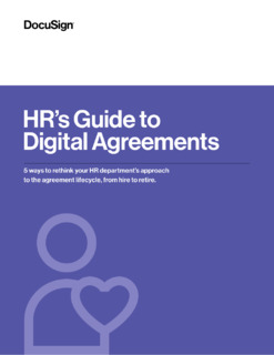 HR’s Guide to Digital Agreements
