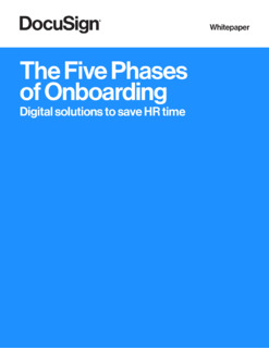 The Five Phases of Onboarding
