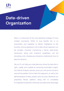 Our data-centric approach has enabled several breakaway enterprises