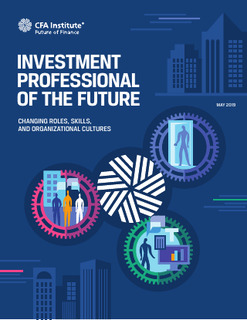 What will investment professionals of the future need to know?