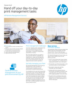 Hand off your day-to-day print management tasks