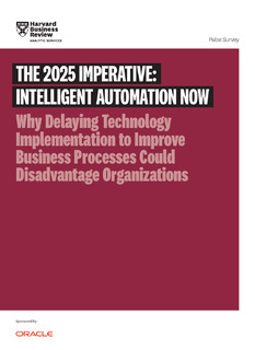The 2025 Imperative: Intelligent Automation Now – pulse survey