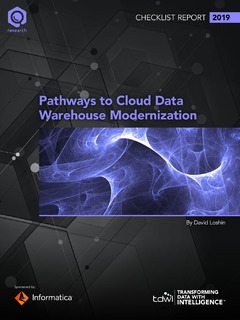 Pathways to Cloud Data Warehouse Modernization