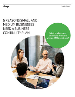 5 Reasons SMBs Need a Business Continuity Plan