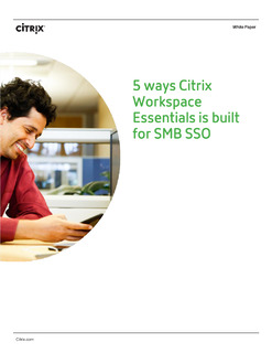 5 Ways Citrix Workspace Essentials is Built for SMB SSO