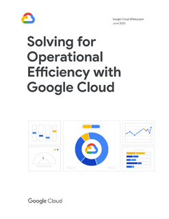 Solving for Operational Efficiency with Google Cloud