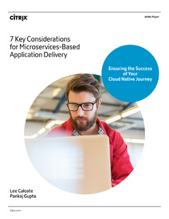 7 Key Considerations for Microservices-Based Application Delivery