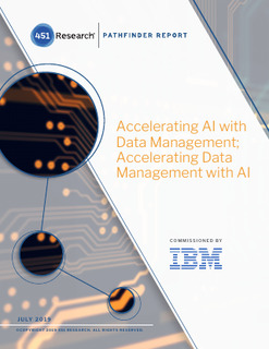 451 research accelerating AI with data management