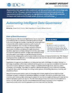 Automating Intelligent Data Governance