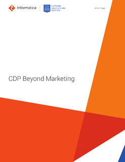 Customer Data Platform: Beyond Marketing