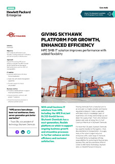 Giving Skyhawk Platform for Growth, Enhanced Efficiency