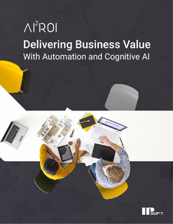 AI2ROI: Delivering Business Value with Automation and Cognitive AI