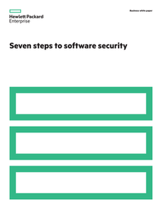 Seven steps to software security