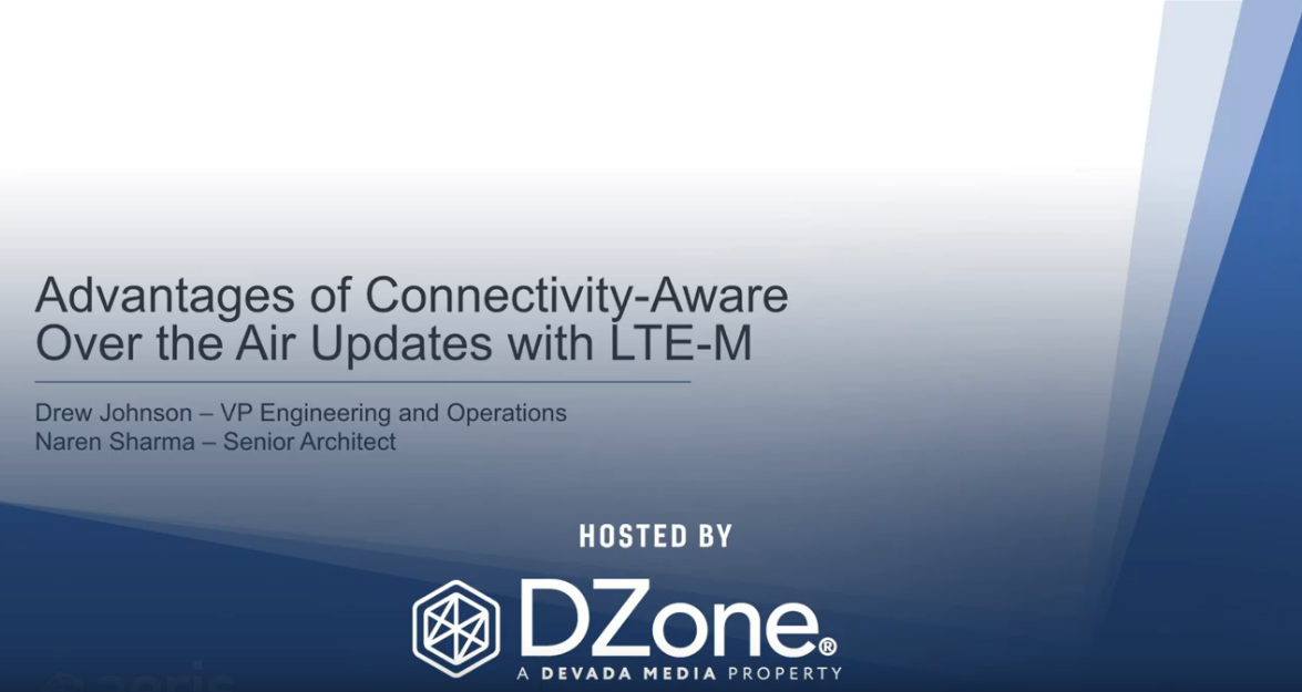 Advantages of Connectivity-Aware Over the Air Updates with LTE-M