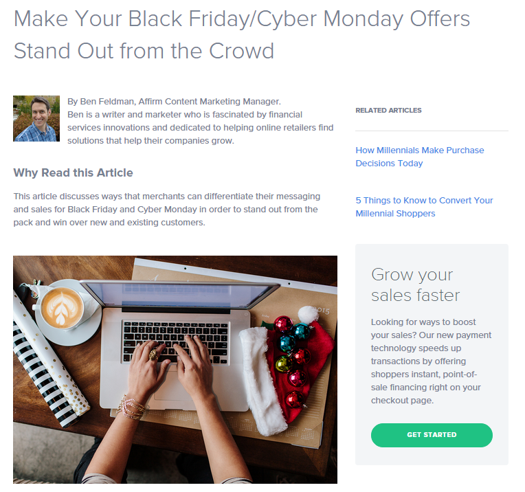 Make Your Black Friday/Cyber Monday Offers Stand Out from the Crowd