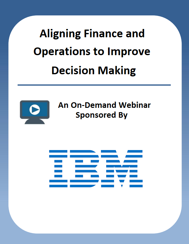 Aligning Finance and Operations to Improve Decision Making